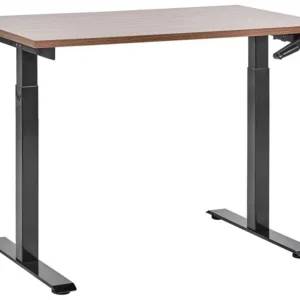 Table à hauteur ajustable Manuel Bois noir DESTINES