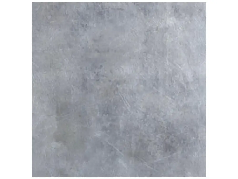 Table à manger rectangulaire gris béton et pieds métal gris sombre Tsara 180cm