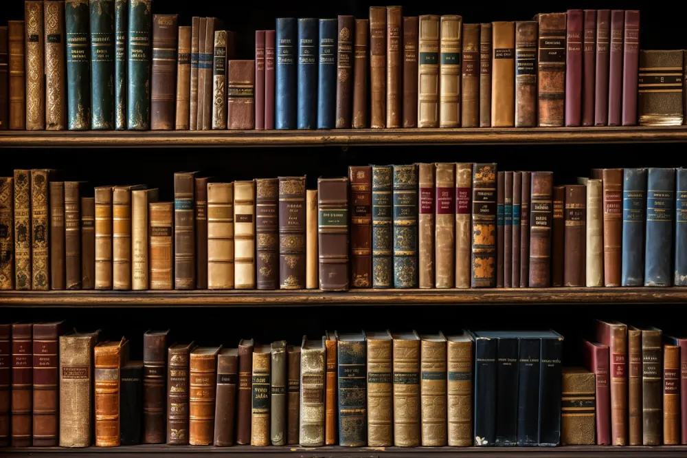 Toile de Fond de Bibliothèque avec Livres pour la Rentrée Scolaire DBD7-24 Conforme aux normes CE