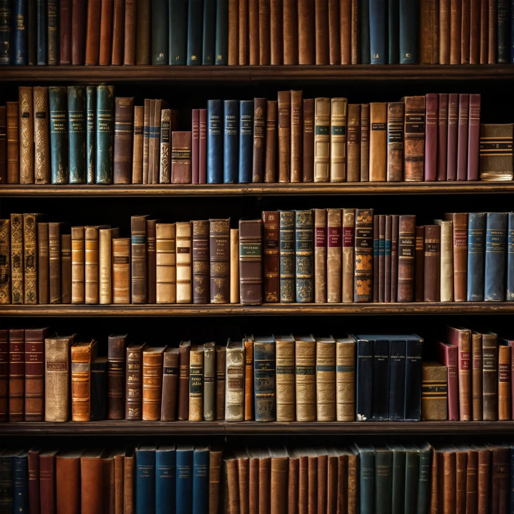 Toile de Fond de Bibliothèque avec Livres pour la Rentrée Scolaire DBD7-24 Conforme aux normes CE