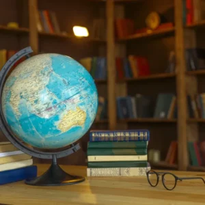 Toile de Fond de Bureau de Bibliothèque pour la Rentrée Scolaire DBD7-63 pour Activités manuelles