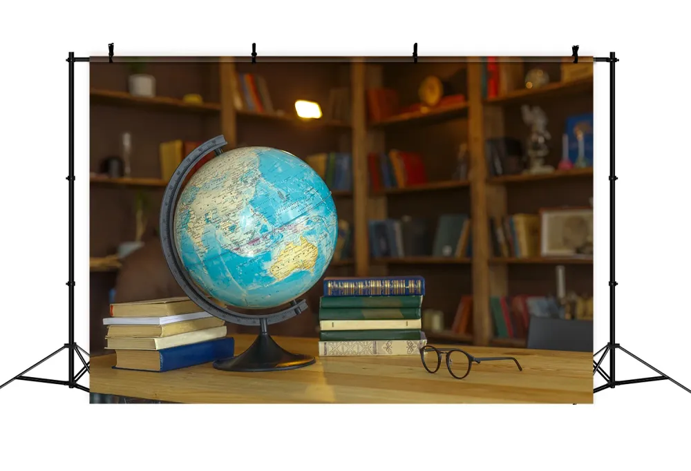 Toile de Fond de Bureau de Bibliothèque pour la Rentrée Scolaire DBD7-63 pour Activités manuelles