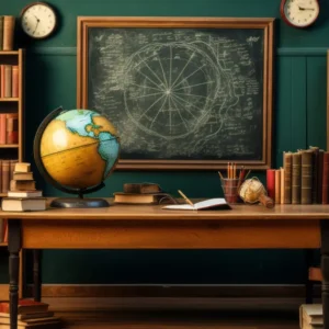 Toile de Fond de Globe en Salle de Classe pour la Rentrée Scolaire DBD7-81 - 24 pièces