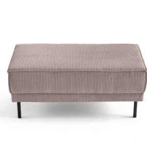 Accessoire Modulable Premium Charlie - pouf - pieds hauts - en velours côtelé