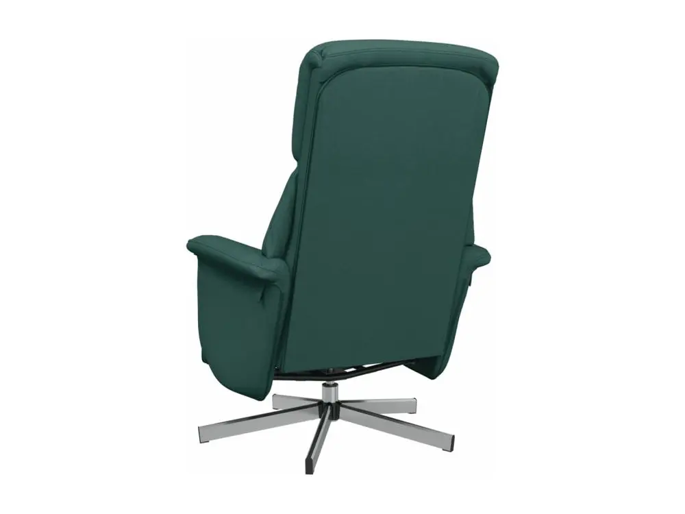 Accessoire Modulable Premium Fauteuil inclinable avec repose-pieds vert sombre tissu