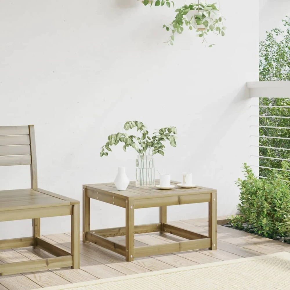 Accessoire Modulable Premium Repose-pied de jardin bois de pin imprégné