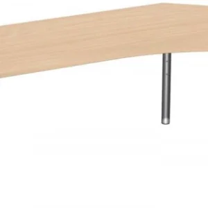 bureau geramöbel 135° droite fixe panneau de pied C en option 2166x1130x720 hêtre/argent N-648316-BS magasiner à bas prix