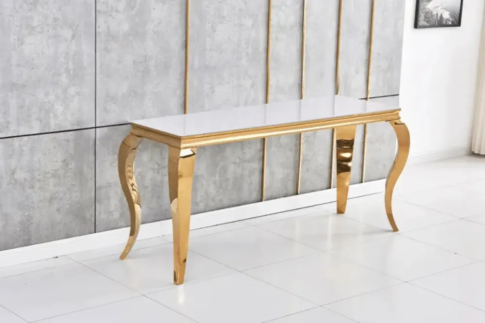 Console Baroque Pieds Doré 110x50x85