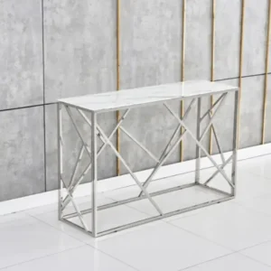 Console Geomag Pieds Acier chromé 120x40x78 CM
