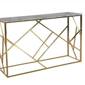 Console Geomag Pieds Ton or 120x40x78 CM