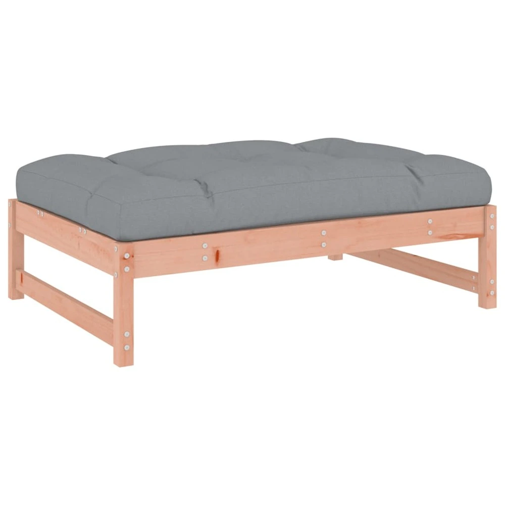 Coussin ergonomique pour Repose-pied de jardin 120x80 cm massif de douglas