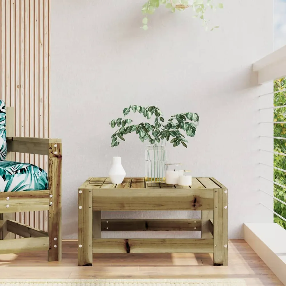 Coussin ergonomique pour Repose-pied de jardin bois de pin imprégné