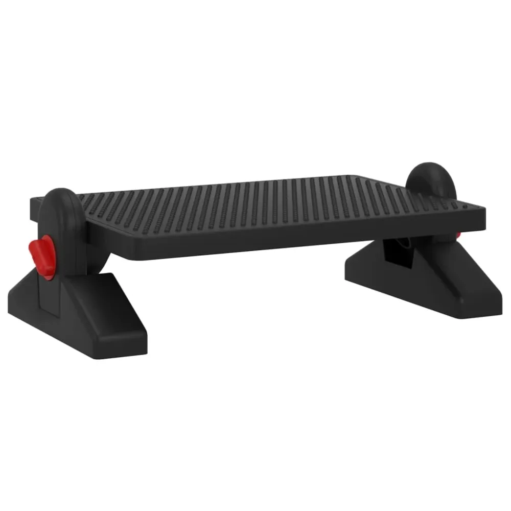 Coussin ergonomique pour Repose-pieds de bureau ergonomique 2 hauteurs 50 x 30,5 x 17 cm HIPS noir DEC030695