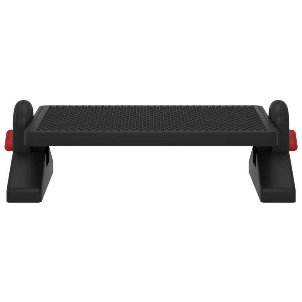 Coussin ergonomique pour Repose-pieds de bureau ergonomique 2 hauteurs 50 x 30,5 x 17 cm HIPS noir DEC030695