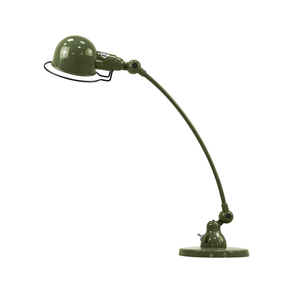 Jieldé Signal SIC400 lampe, pied 1 bras verte compatible avec la plupart des bureaux