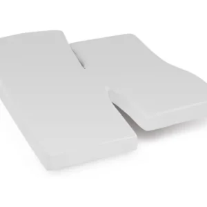 Kit d'assemblage pour Drap housse relaxation uni 2x100x200 cm coton ALTO Calcium TPR Tête et pied relevable