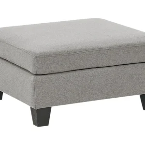 Organisateur de câbles Ottoman en tissu gris évident UNSTAD