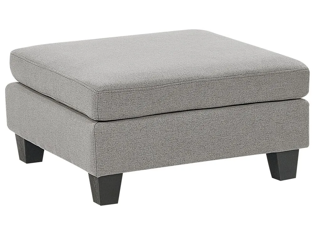 Organisateur de câbles Ottoman en tissu gris évident UNSTAD