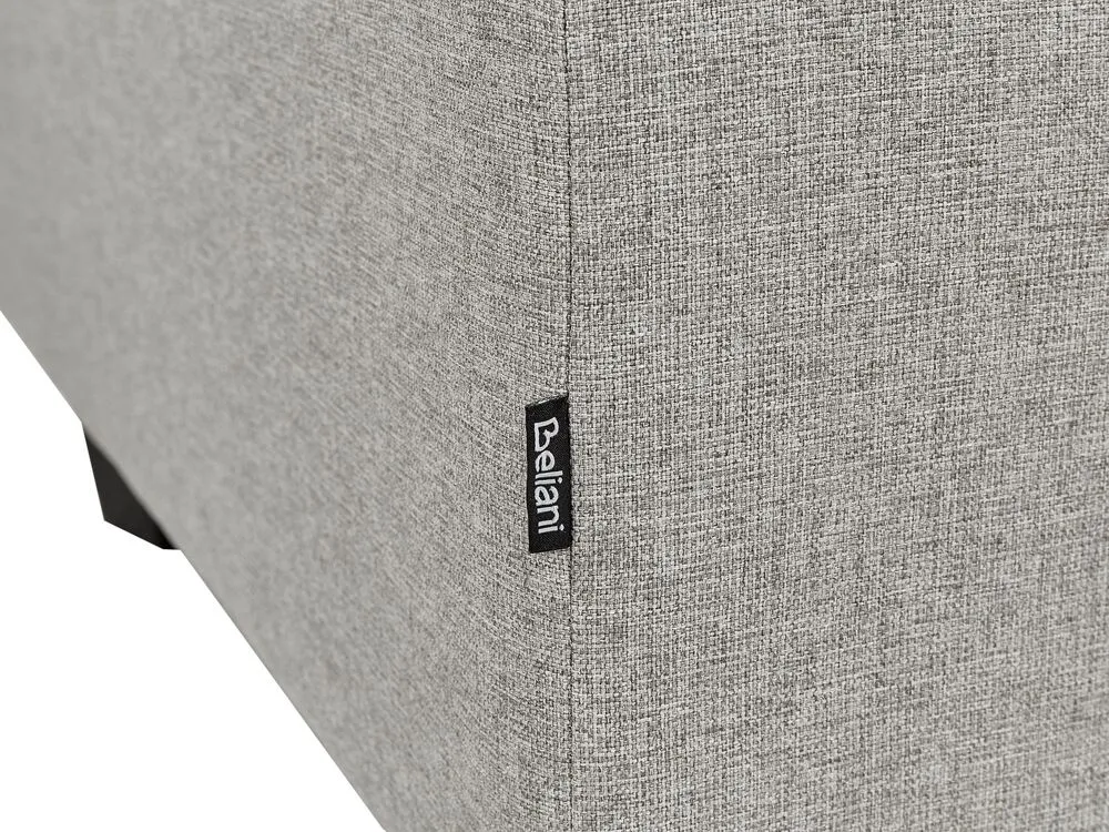 Organisateur de câbles Ottoman en tissu gris évident UNSTAD