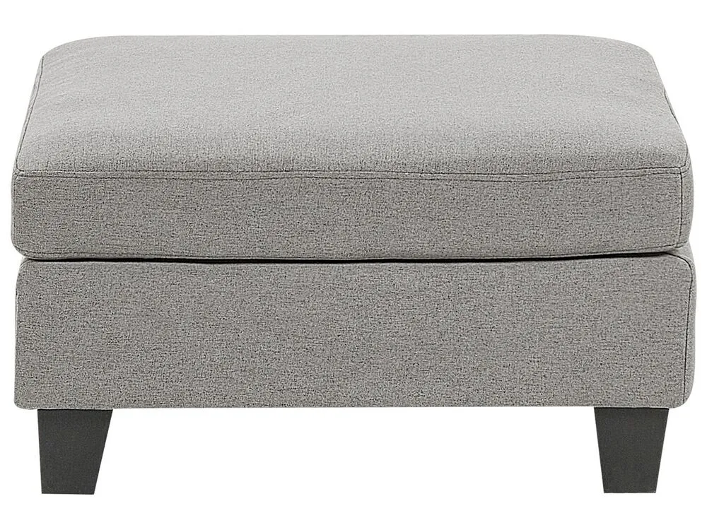 Organisateur de câbles Ottoman en tissu gris évident UNSTAD