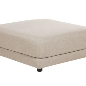 Ottoman en tissu sable SIGTUNA en tissu respirant
