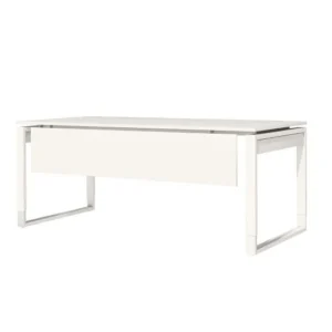 Panneau de genoux Kerkmann pour bureaux de 1600 et 1800 mm frais L 1450 x P 16 x H 300 mm blanc 19371910 acquérir à bas prix