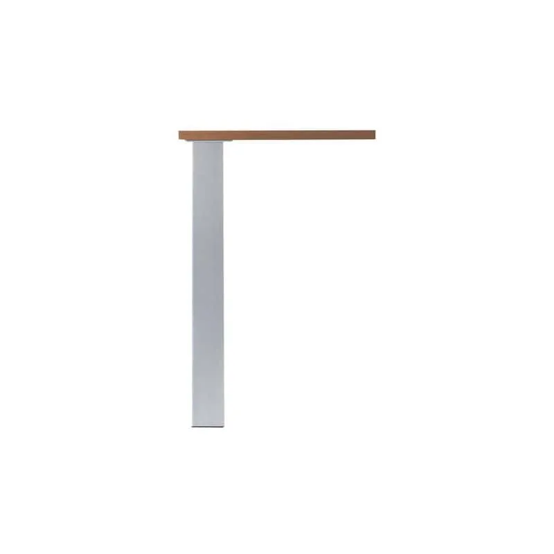 Pied de table - 870 mm carré 80 réglable Laqué blanc mat CAMAR 649870201CN pour un espace de travail ordonné