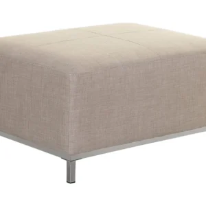 Pouf en tissu naturel OSLO