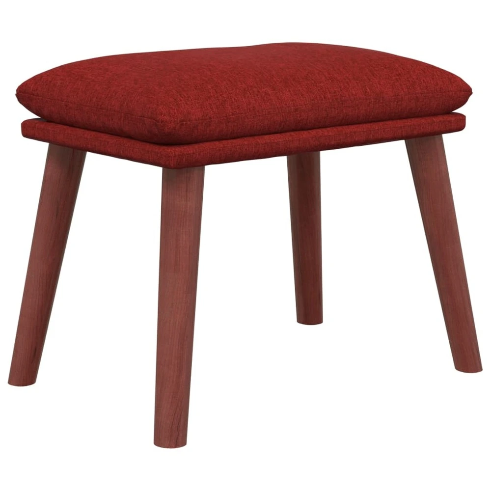 Professionnel Haute Qualité Repose-pied rouge 45x29,5x35 cm tissu