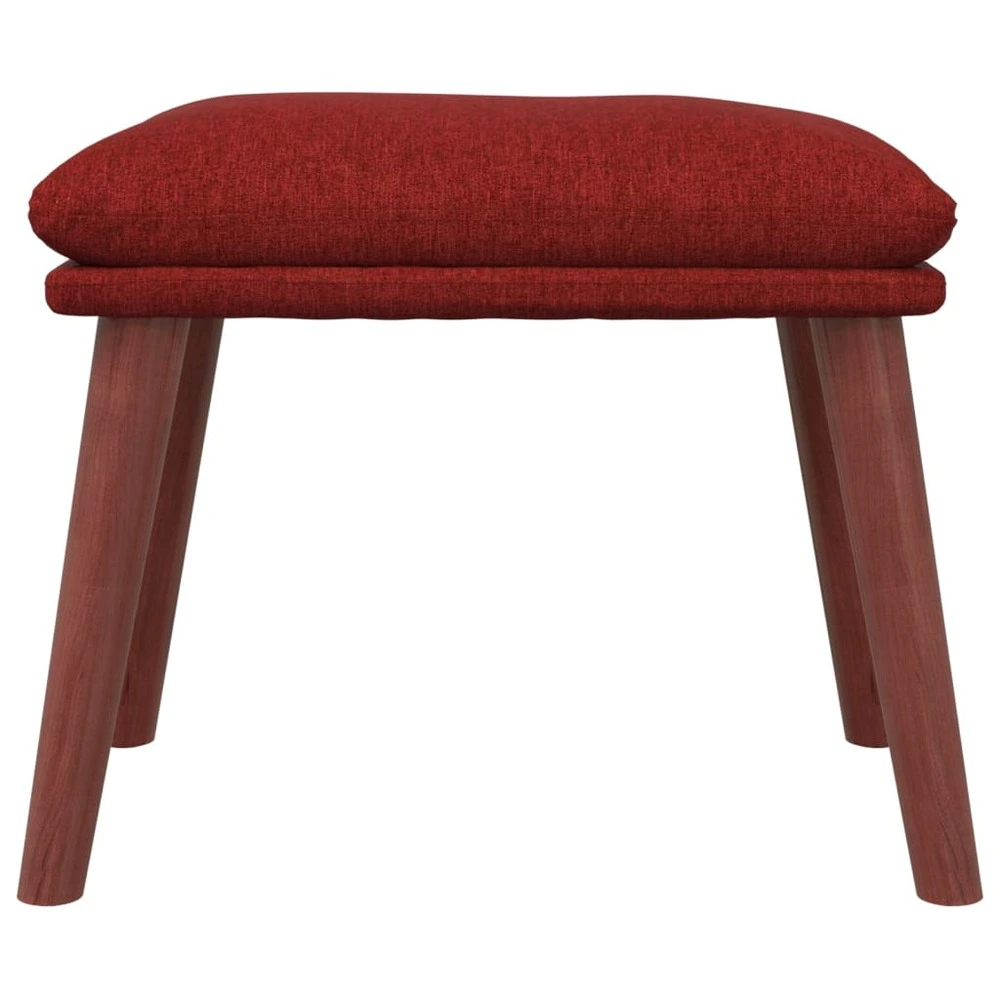 Professionnel Haute Qualité Repose-pied rouge 45x29,5x35 cm tissu