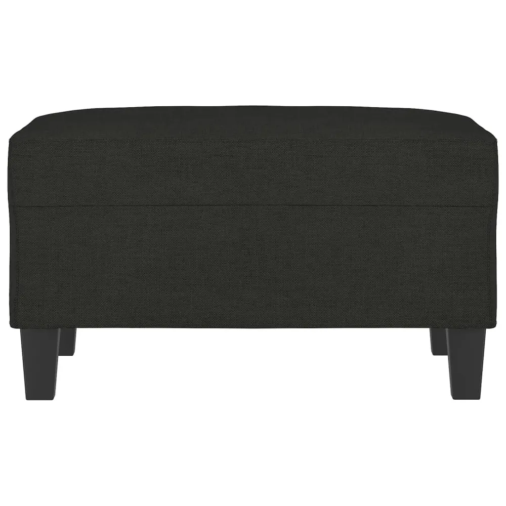 Professionnel Haute Qualité Repose-pieds tabouret 70 x 55 x 41 cm tissu noir DEC030509