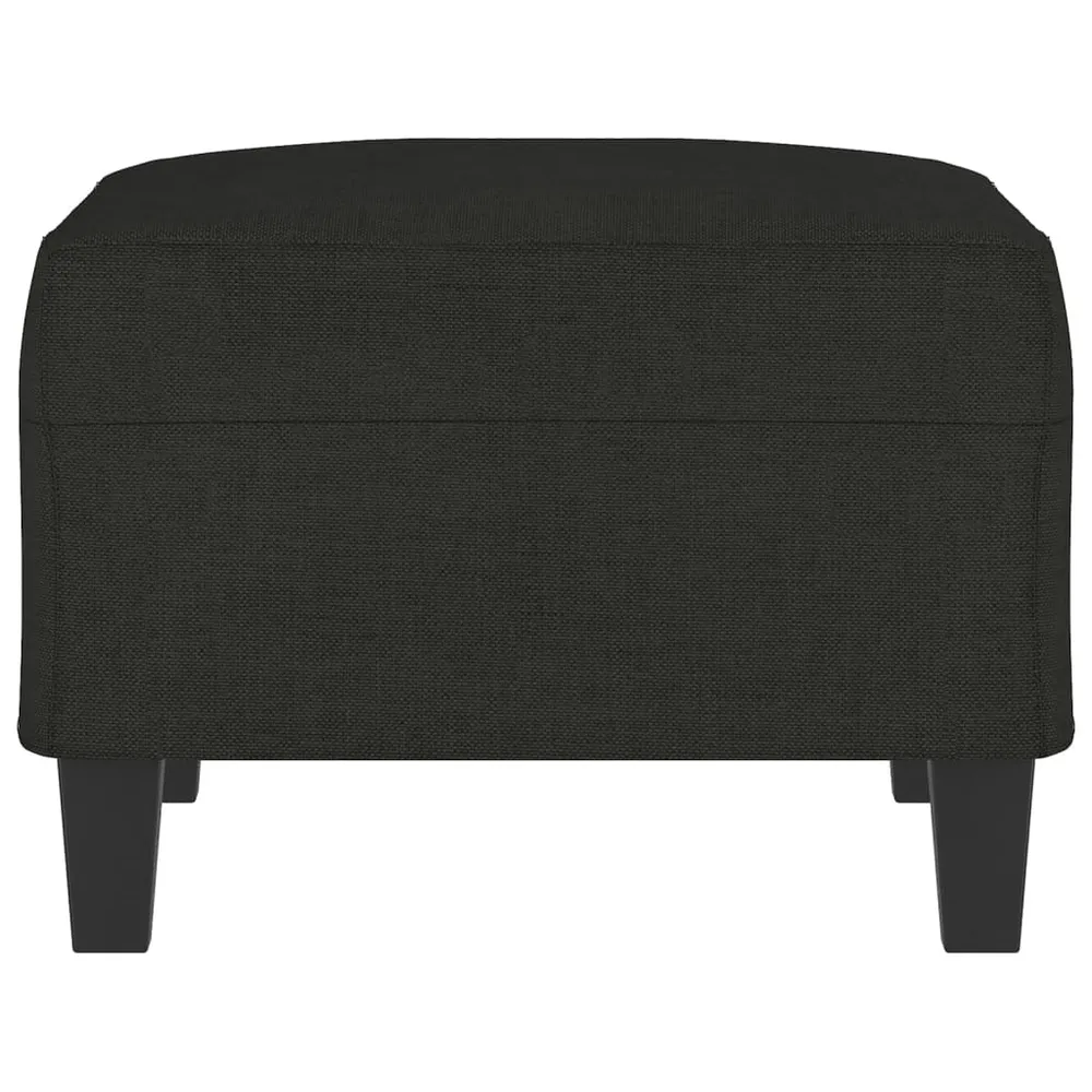 Professionnel Haute Qualité Repose-pieds tabouret 70 x 55 x 41 cm tissu noir DEC030509