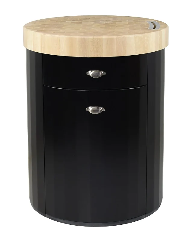 Protection de bord Meuble billot design rond sur pied