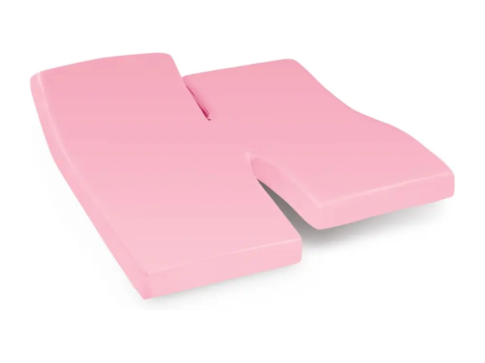 Équipement de Bureau Ergonomique Drap housse relaxation uni 2x70x190 cm coton ALTO Macaron TPR Tête et pied relevable