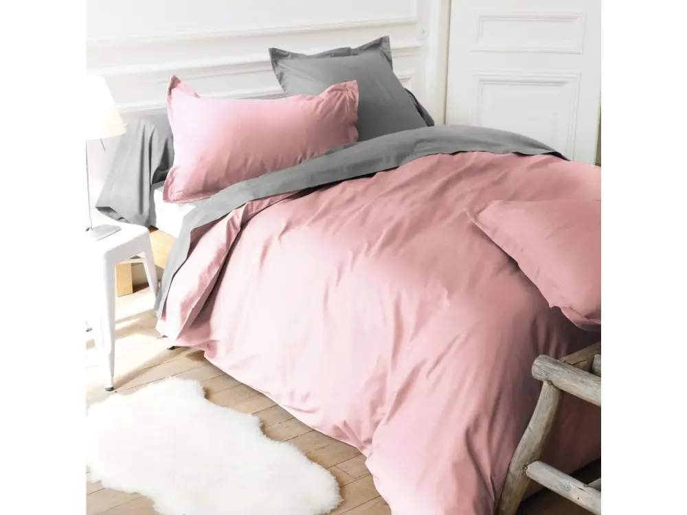 Équipement de Bureau Ergonomique Drap housse relaxation uni 2x70x190 cm coton ALTO Macaron TPR Tête et pied relevable