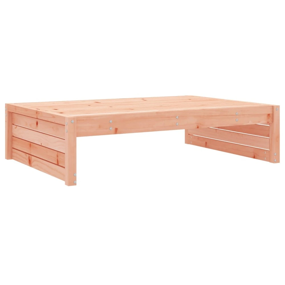 Repose-pied de jardin 120x80 cm massif de douglas compatible avec la plupart des bureaux