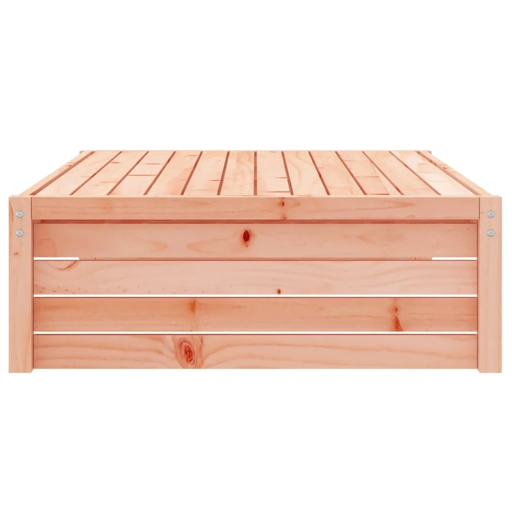 Repose-pied de jardin 120x80 cm massif de douglas compatible avec la plupart des bureaux