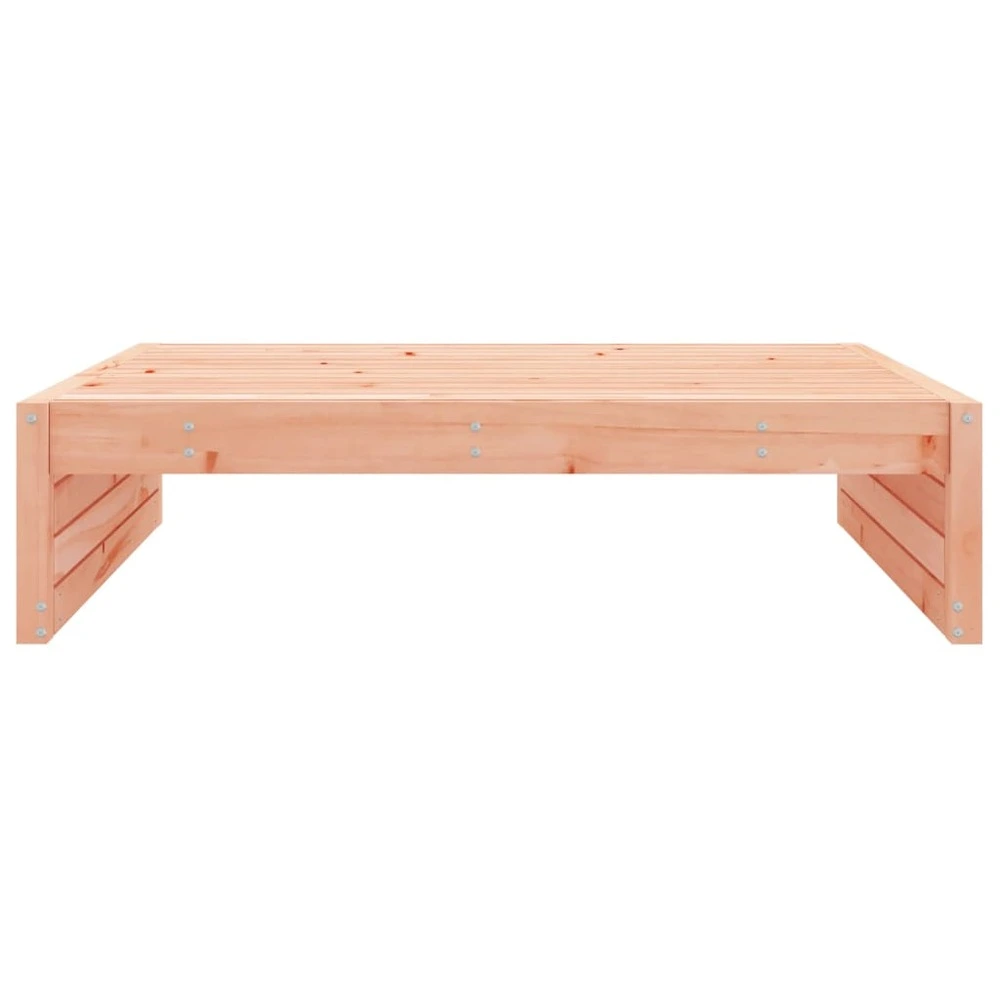 Repose-pied de jardin 120x80 cm massif de douglas compatible avec la plupart des bureaux