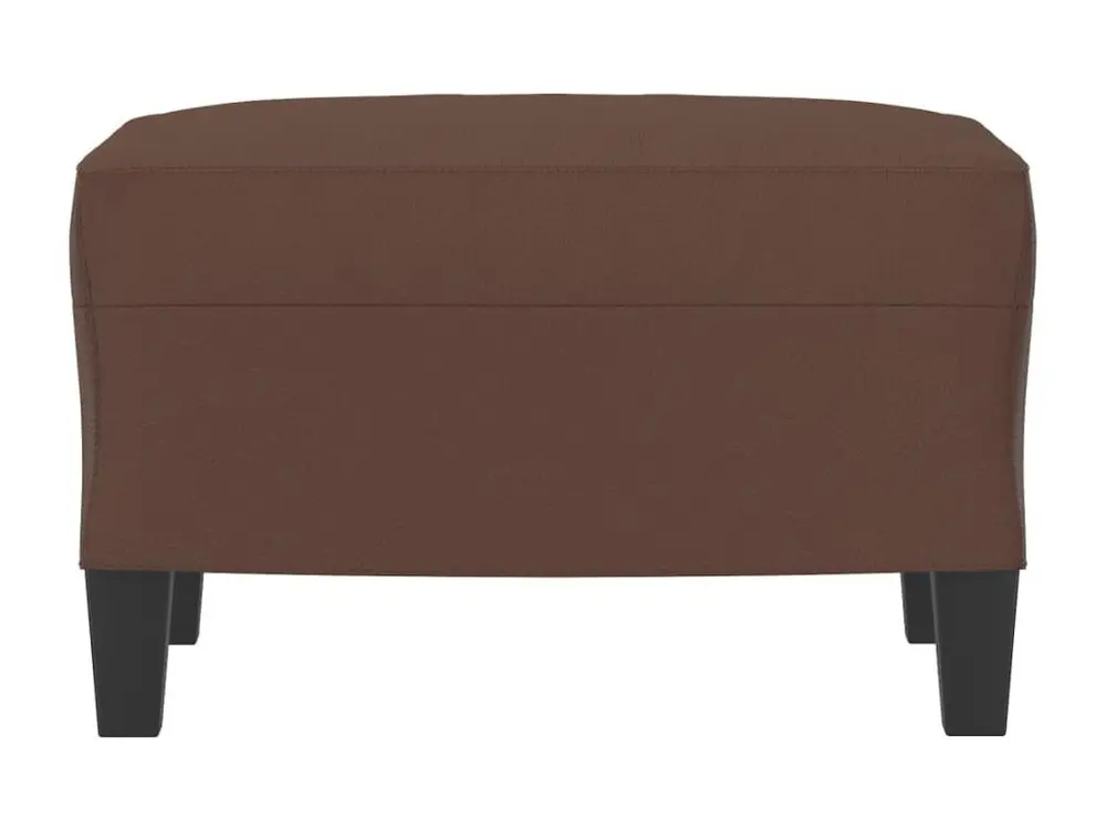 Repose-pied Marron 60x50x41 Similicuir avec Garantie 2 Ans