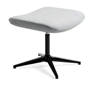 Repose-pieds pivotant tissu et pieds acier Nolany-Couleur MIRAGE 63 avec revêtement anti-rayures