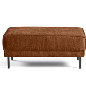 Support réglable pour Charlie - pouf - pieds hauts - en tissu velours relief