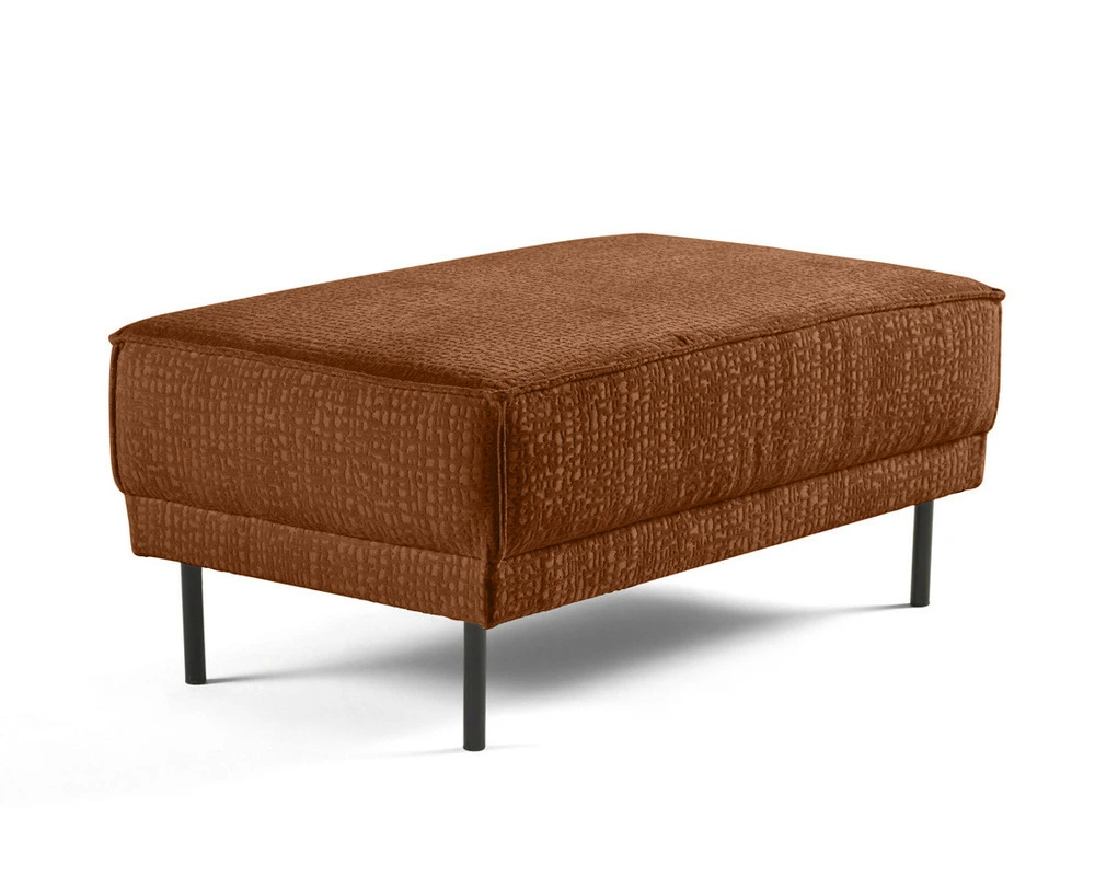 Support réglable pour Charlie - pouf - pieds hauts - en tissu velours relief