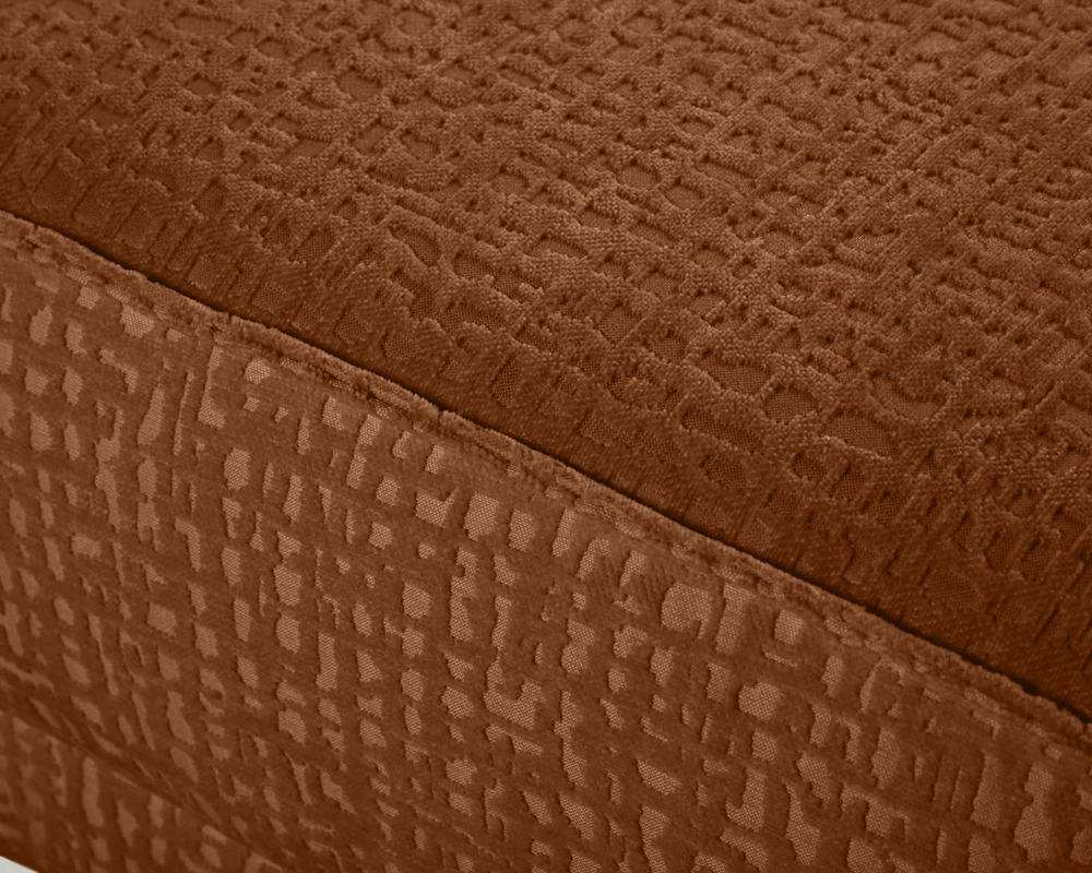 Support réglable pour Charlie - pouf - pieds hauts - en tissu velours relief