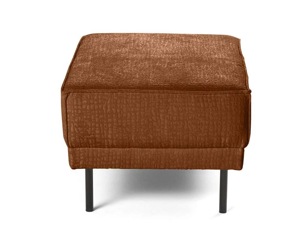 Support réglable pour Charlie - pouf - pieds hauts - en tissu velours relief