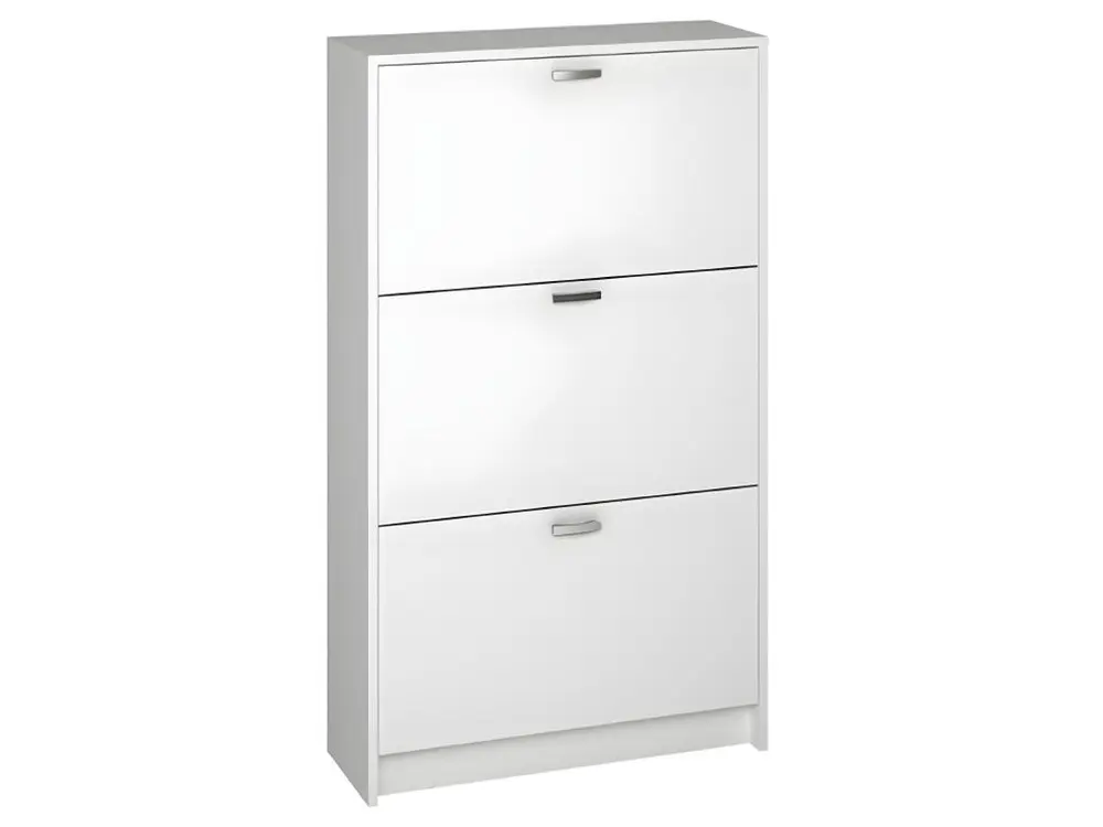 Support réglable pour Commode Meuble à chaussures, coloris blanc - Longueur 70 x Hauteur 120 x Profondeur 25 cm