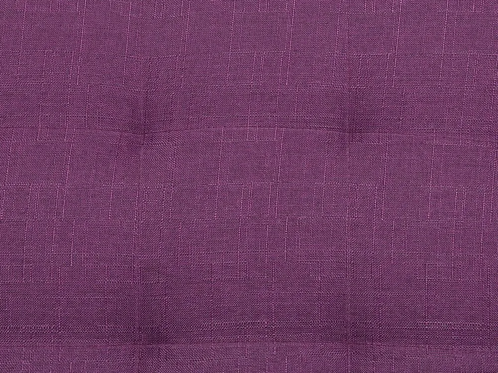 Support réglable pour Pouf Ottoman en tissu violet ABERDEEN II