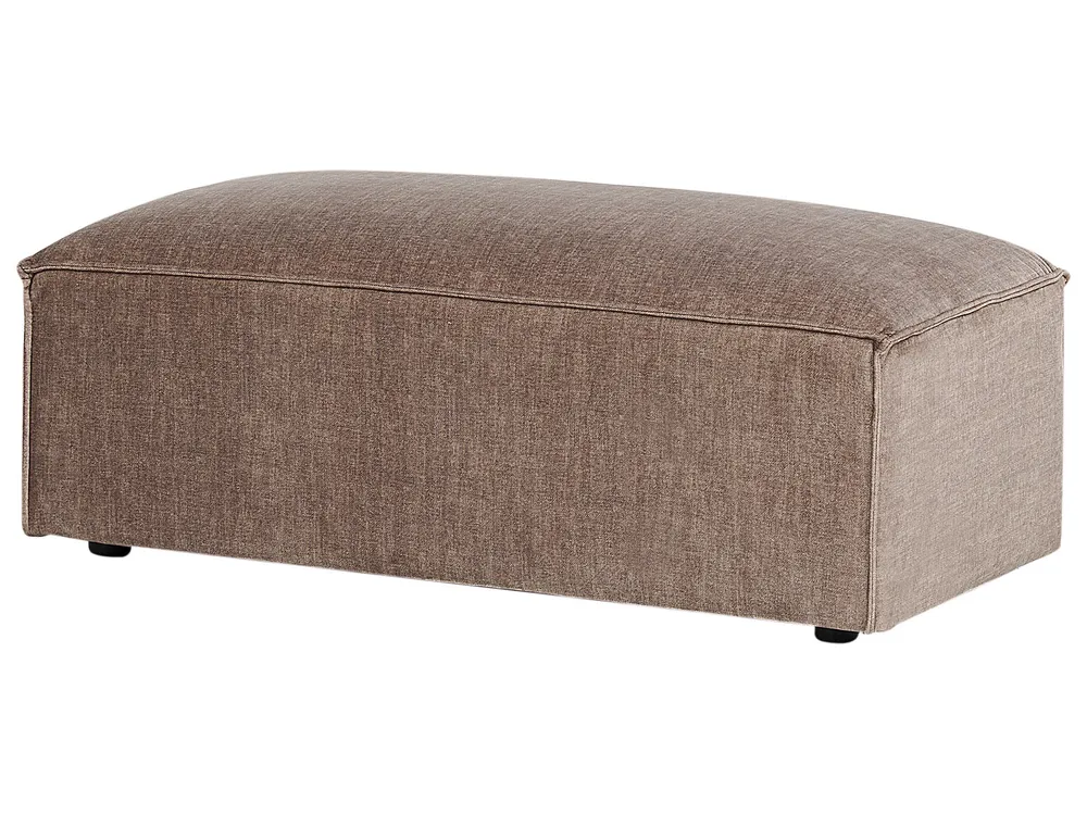Système de suspension Ottoman en tissu marron HELLNAR