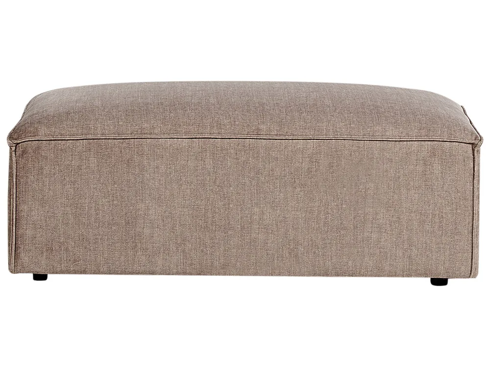Système de suspension Ottoman en tissu marron HELLNAR