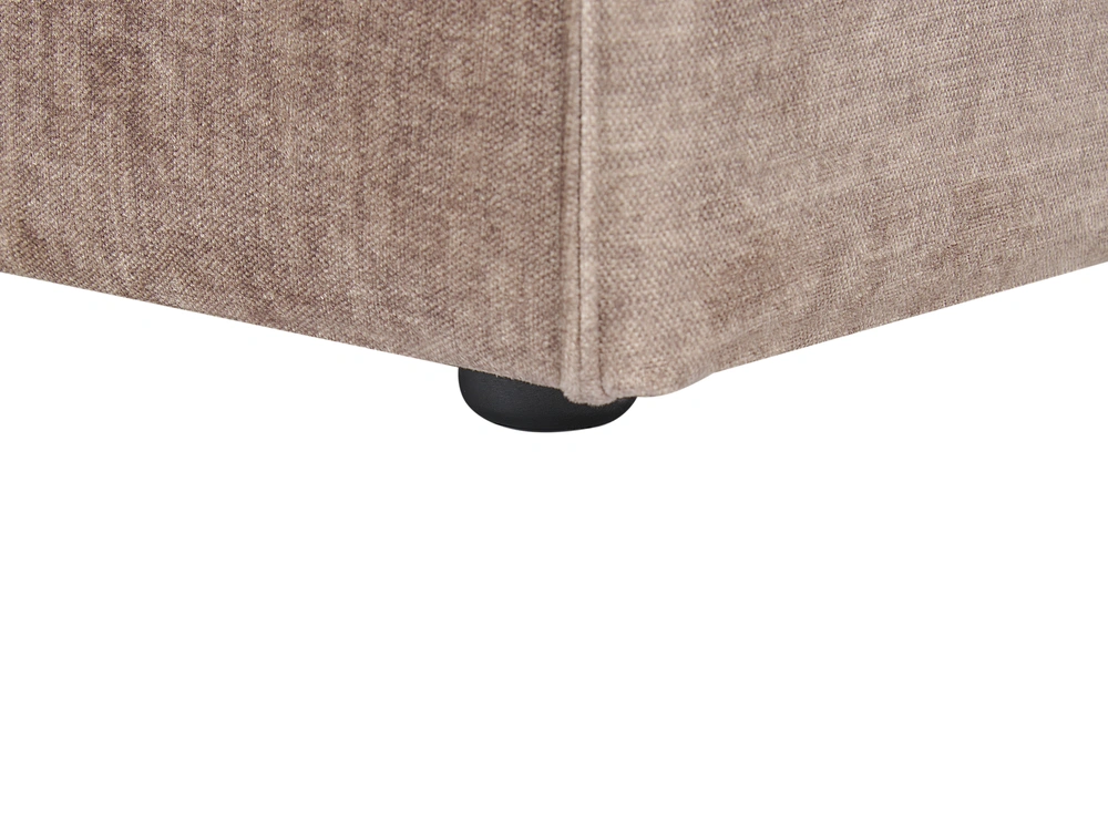 Système de suspension Ottoman en tissu marron HELLNAR