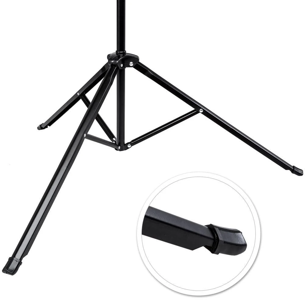 Écran de projection projecteur vidéoprojecteur avec trépied 152 x 152 cm 08_0000406 avec Mallette de Transport